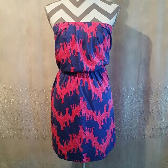 Lilly Pulitzer Dresses & Skirts - Lilly Pulitzer Strapless Giraffe Dress